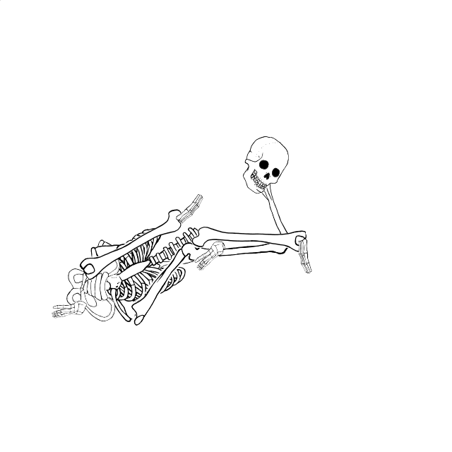 Dem bones dem bones dem – dry bones!