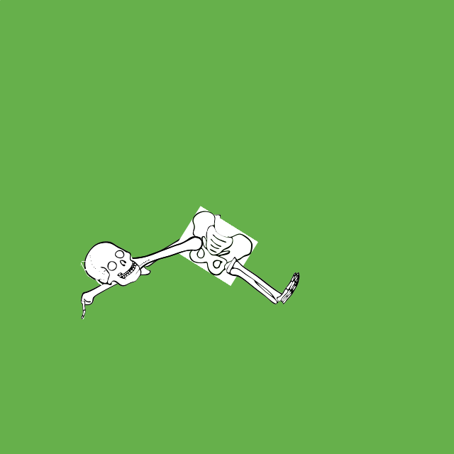 Dem bones dem bones dem – dry bones!