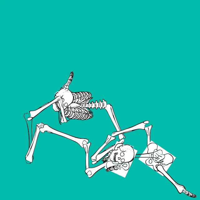 Dem bones dem bones dem – dry bones!
