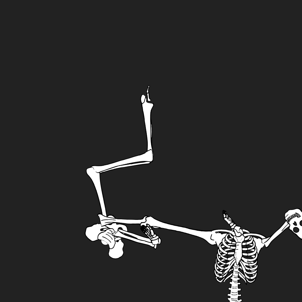 Dem bones dem bones dem – dry bones!