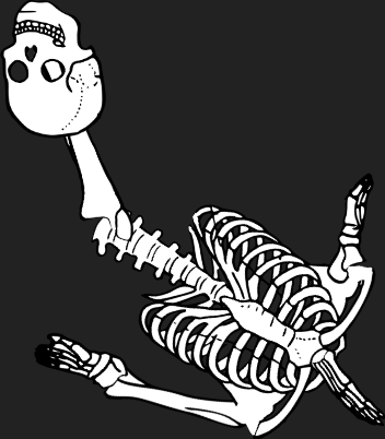 Dem bones dem bones dem – dry bones!