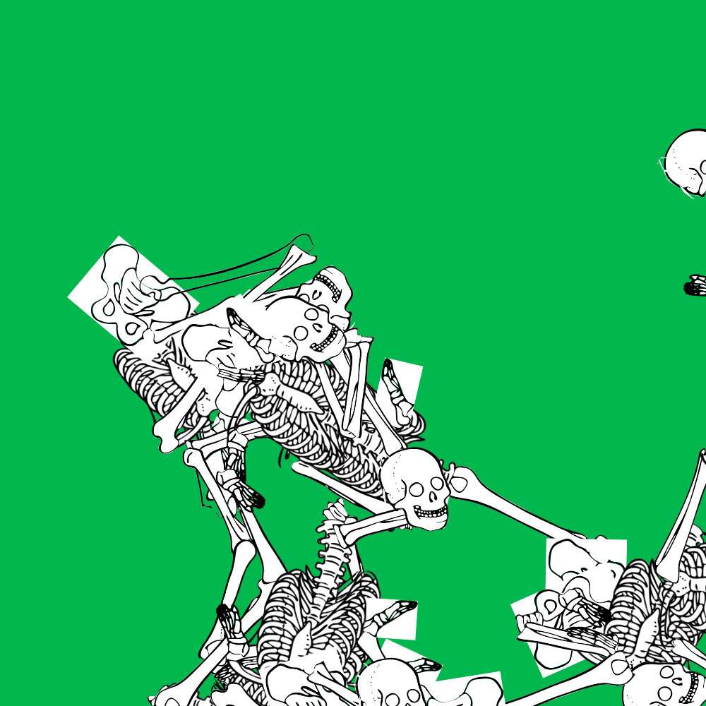 Dem bones dem bones dem – dry bones!