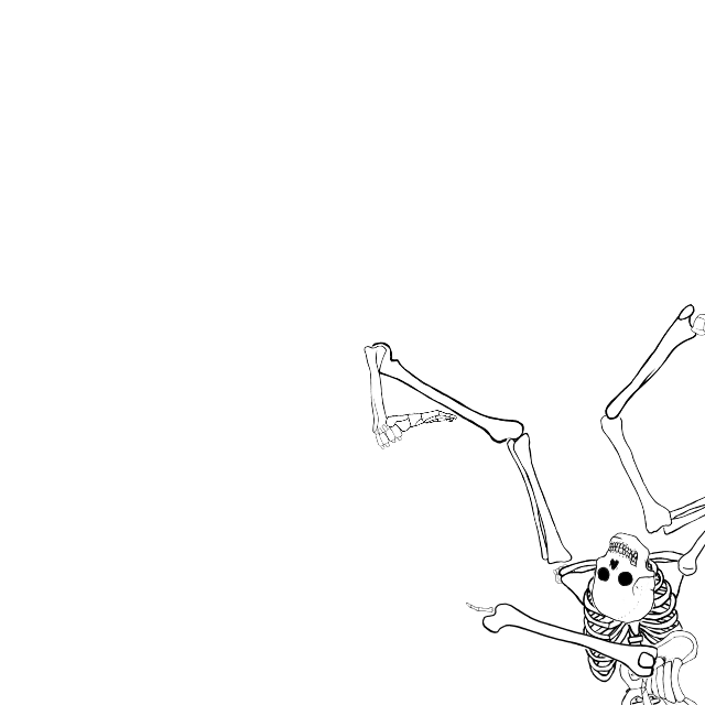 Dem bones dem bones dem – dry bones!