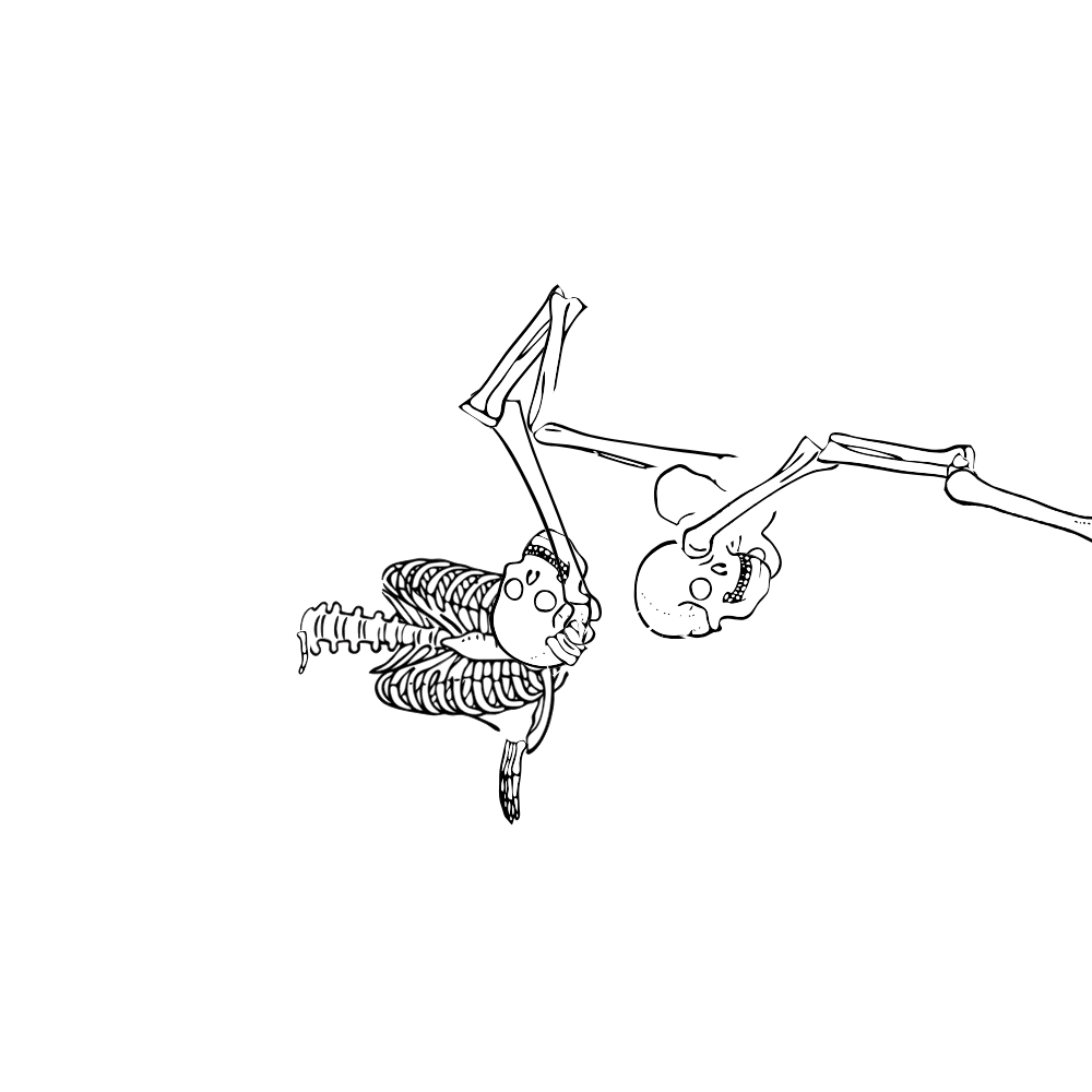 Dem bones dem bones dem – dry bones!