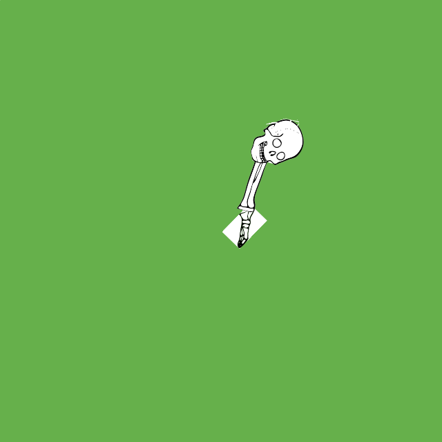 Dem bones dem bones dem – dry bones!