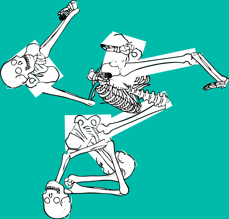 Dem bones dem bones dem – dry bones!