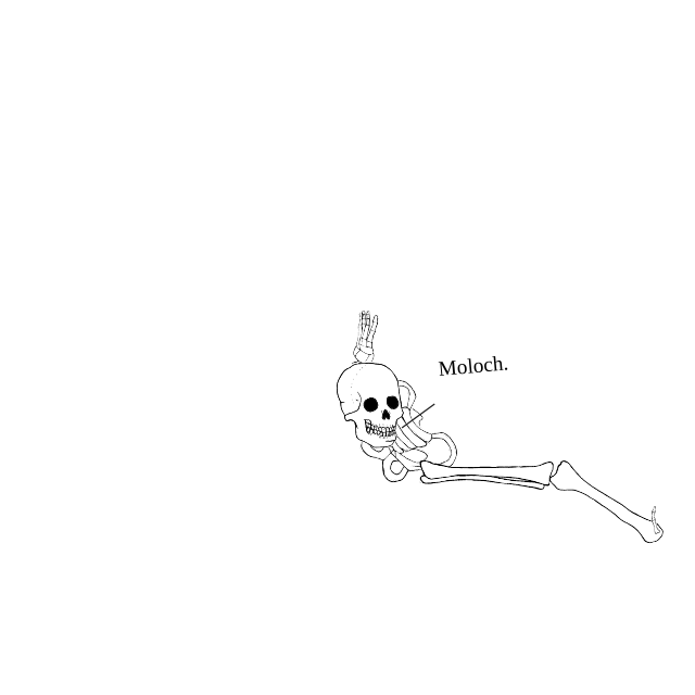 Dem bones dem bones dem – dry bones!
