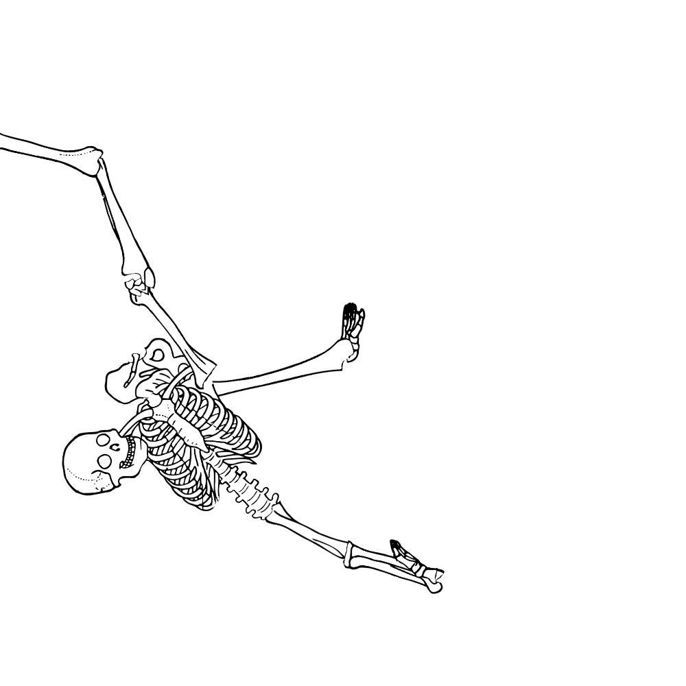 Dem bones dem bones dem – dry bones!