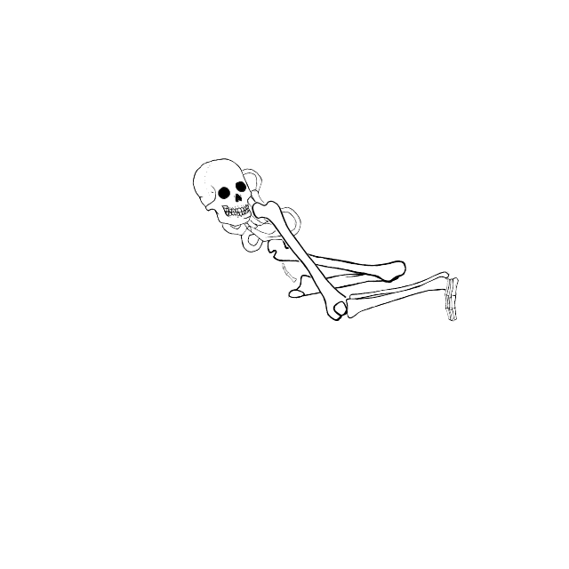 Dem bones dem bones dem – dry bones!