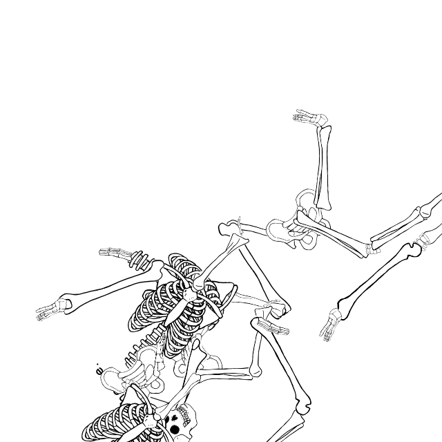 Dem bones dem bones dem – dry bones!