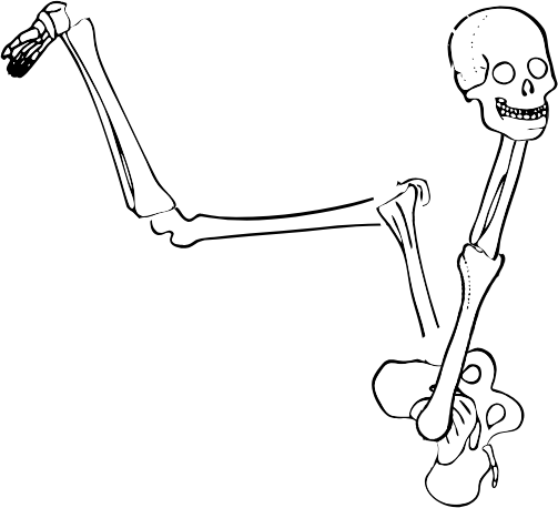 Dem bones dem bones dem – dry bones!