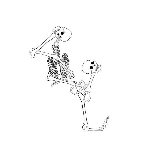 Dem bones dem bones dem – dry bones!
