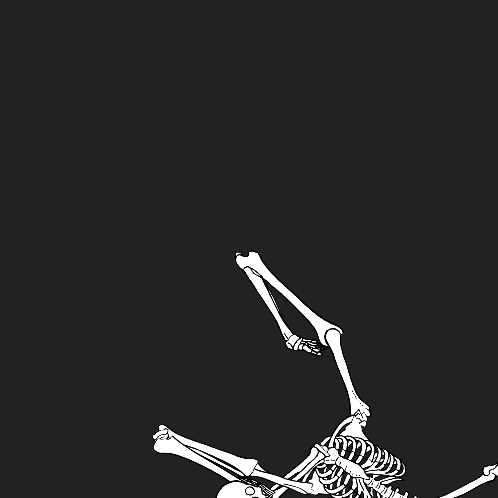 Dem bones dem bones dem – dry bones!