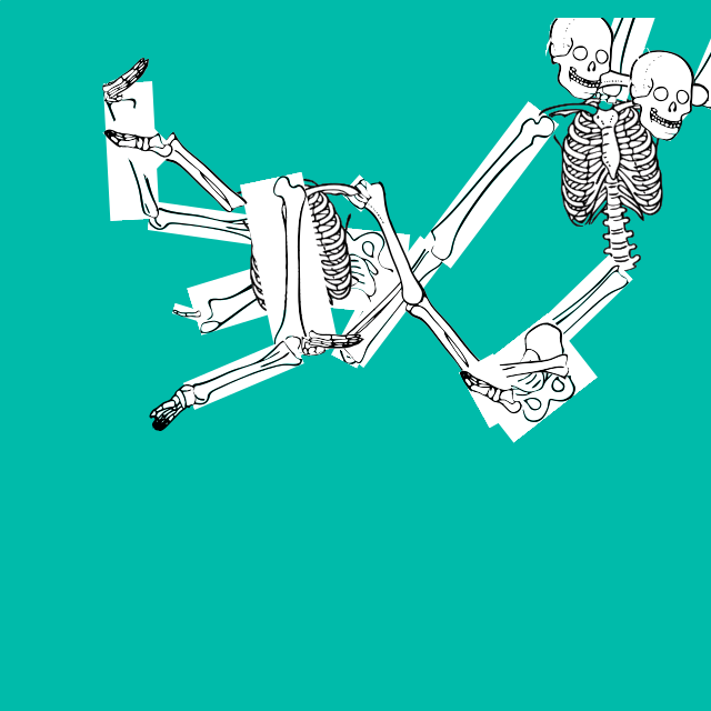 Dem bones dem bones dem – dry bones!