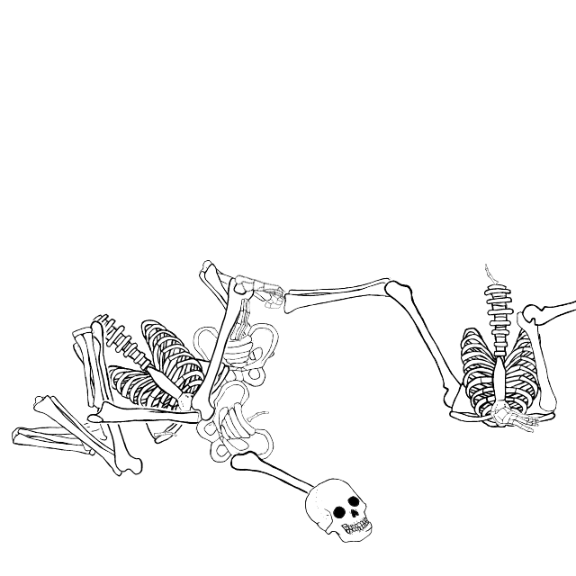 Dem bones dem bones dem – dry bones!