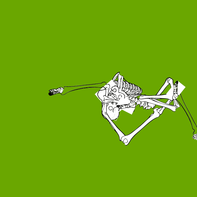 Dem bones dem bones dem – dry bones!