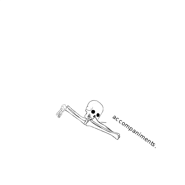 Dem bones dem bones dem – dry bones!