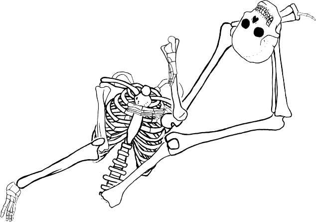 Dem bones dem bones dem – dry bones!