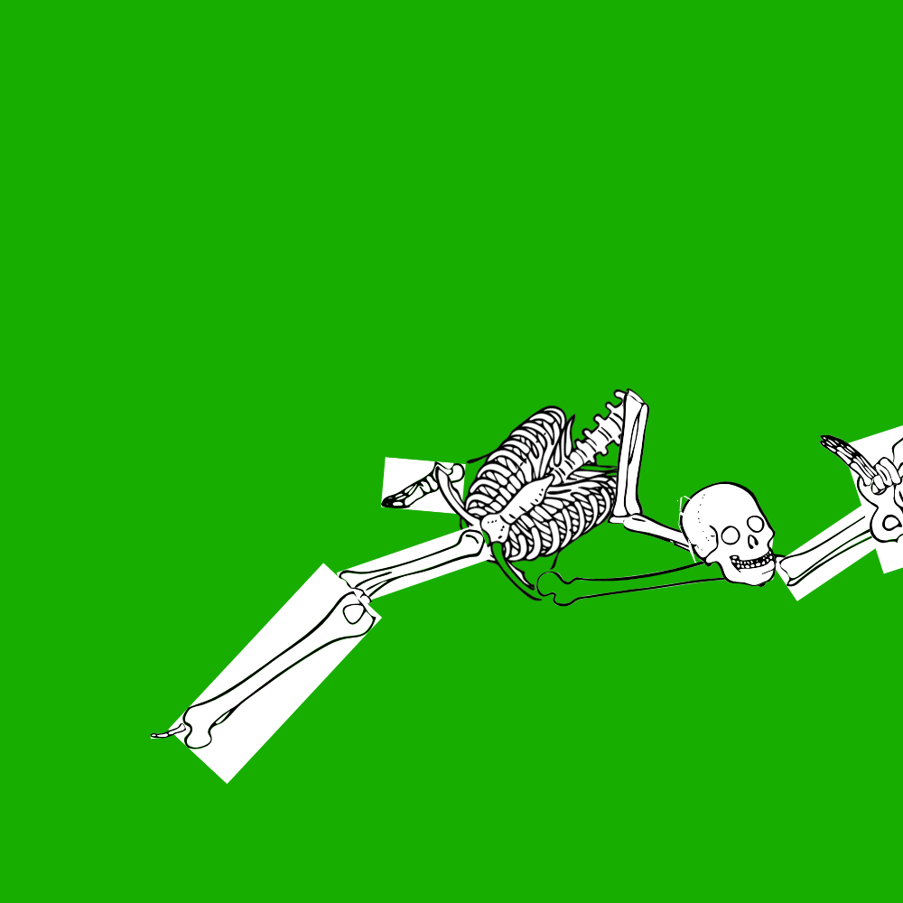 Dem bones dem bones dem – dry bones!
