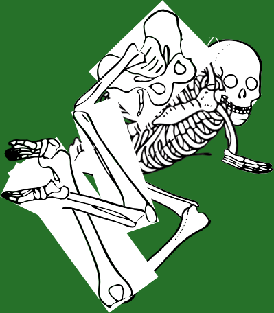 Dem bones dem bones dem – dry bones!