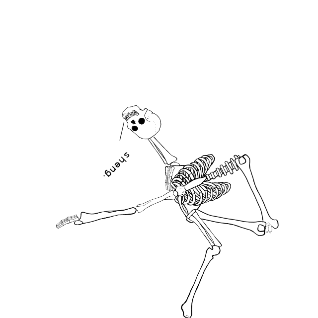 Dem bones dem bones dem – dry bones!