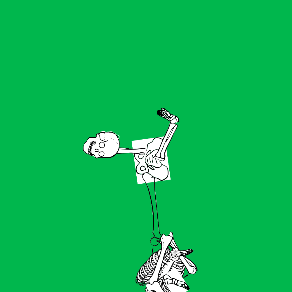 Dem bones dem bones dem – dry bones!