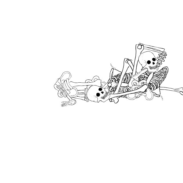 Dem bones dem bones dem – dry bones!
