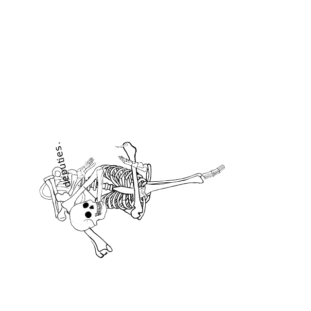 Dem bones dem bones dem – dry bones!