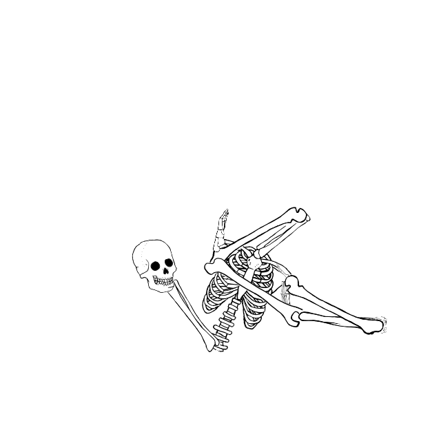 Dem bones dem bones dem – dry bones!