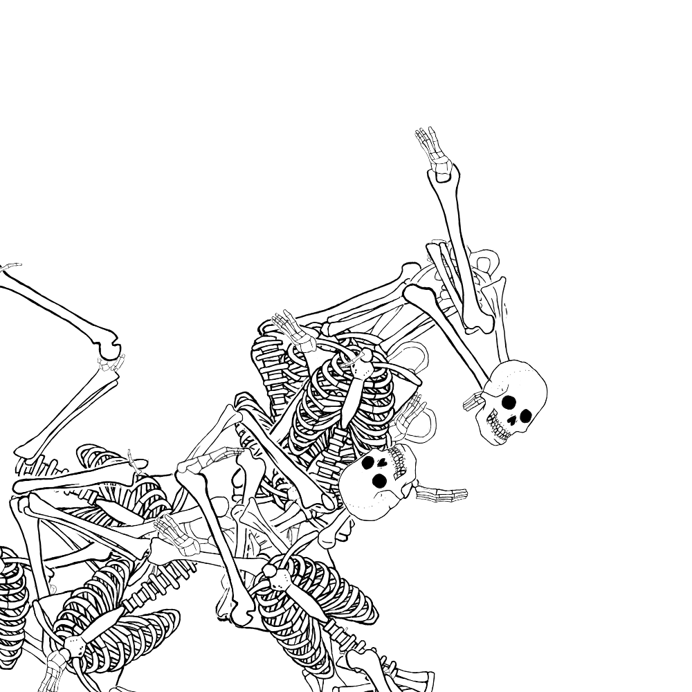 Dem bones dem bones dem – dry bones!
