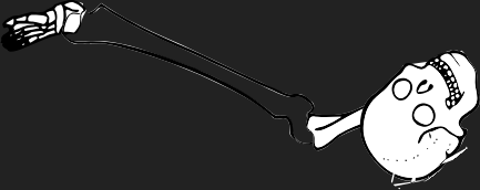 Dem bones dem bones dem – dry bones!