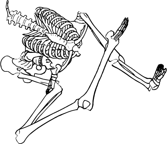 Dem bones dem bones dem – dry bones!