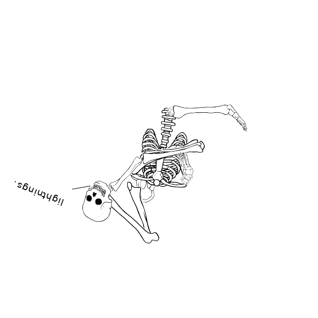 Dem bones dem bones dem – dry bones!
