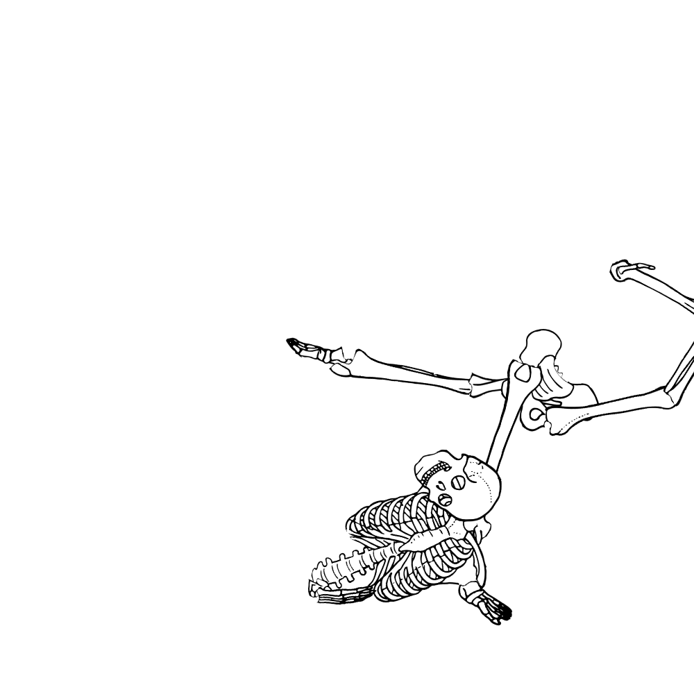 Dem bones dem bones dem – dry bones!