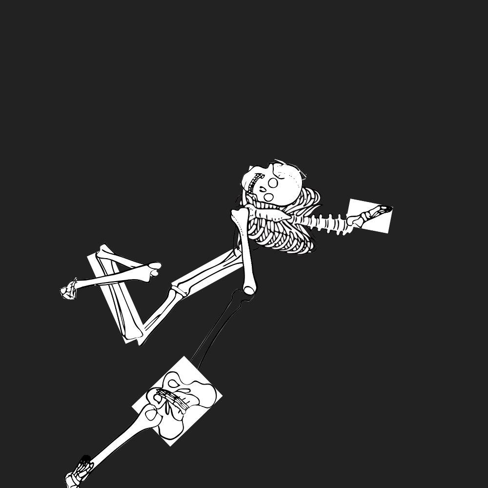 Dem bones dem bones dem – dry bones!