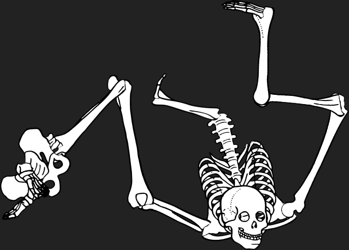 Dem bones dem bones dem – dry bones!