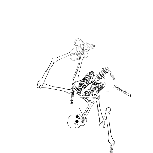 Dem bones dem bones dem – dry bones!