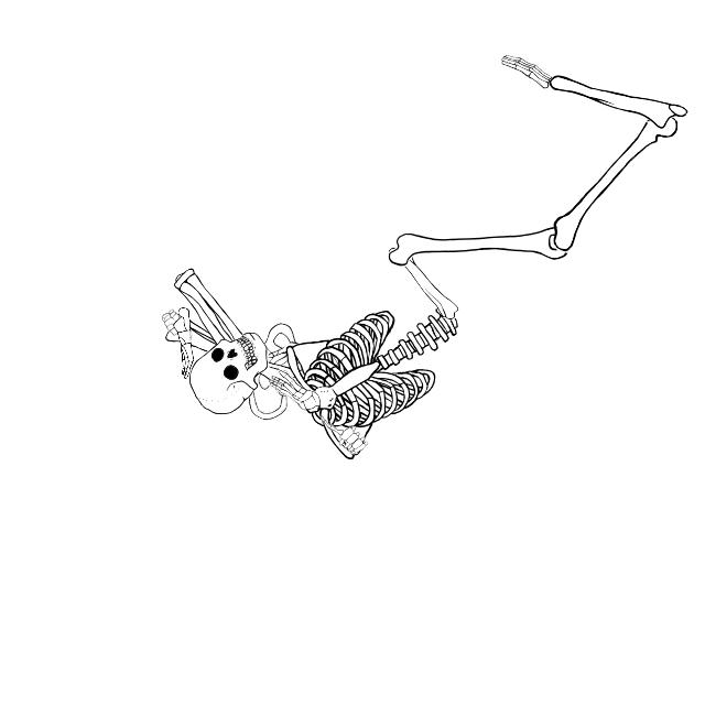 Dem bones dem bones dem – dry bones!
