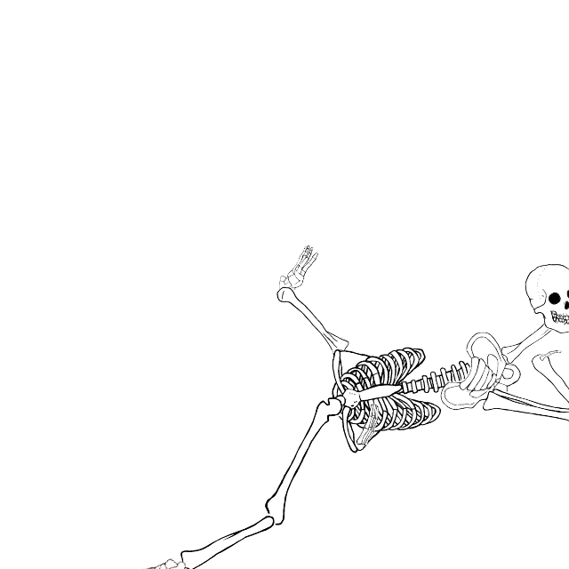 Dem bones dem bones dem – dry bones!