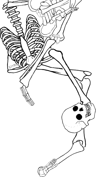 Dem bones dem bones dem – dry bones!