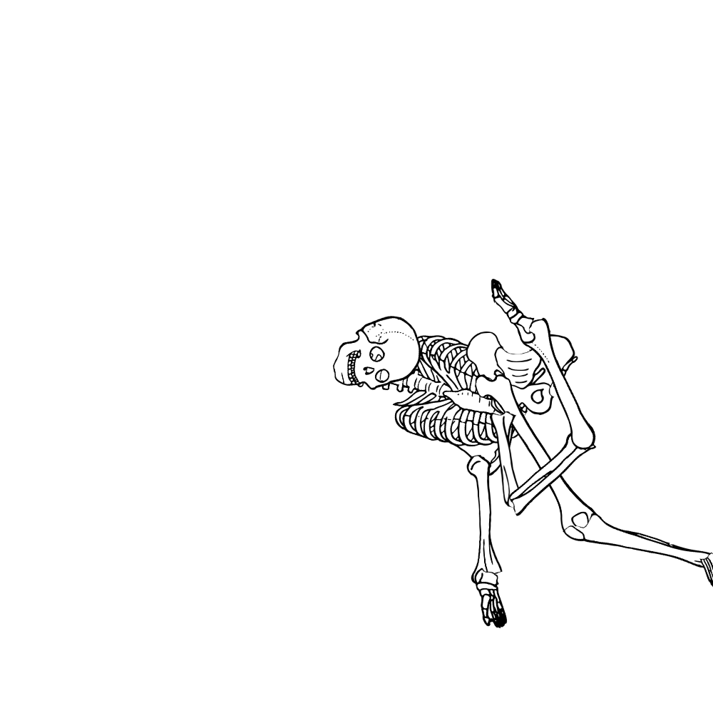 Dem bones dem bones dem – dry bones!