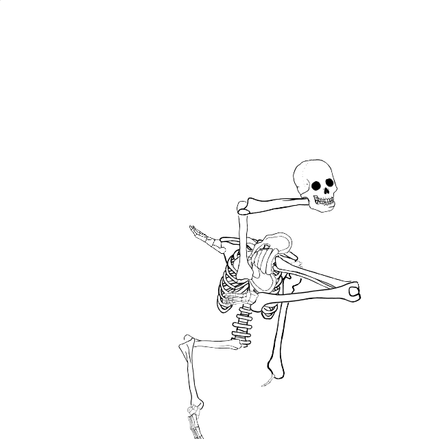 Dem bones dem bones dem – dry bones!