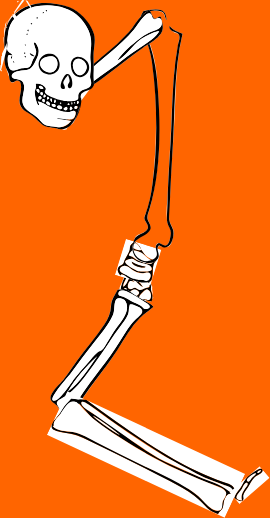 Dem bones dem bones dem – dry bones!