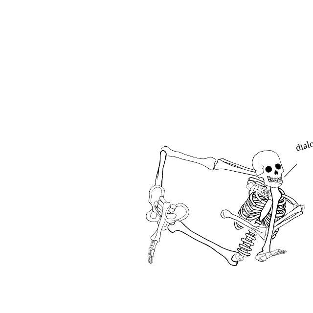 Dem bones dem bones dem – dry bones!
