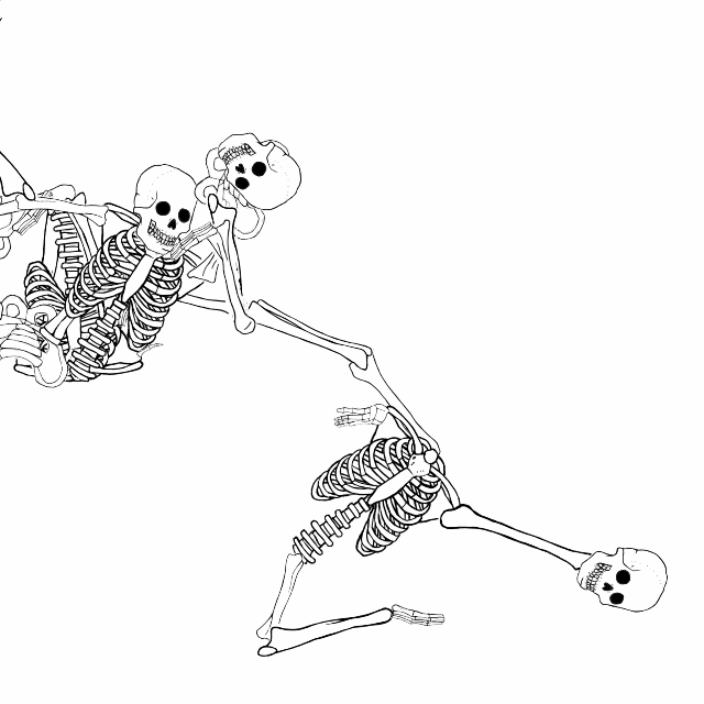 Dem bones dem bones dem – dry bones!