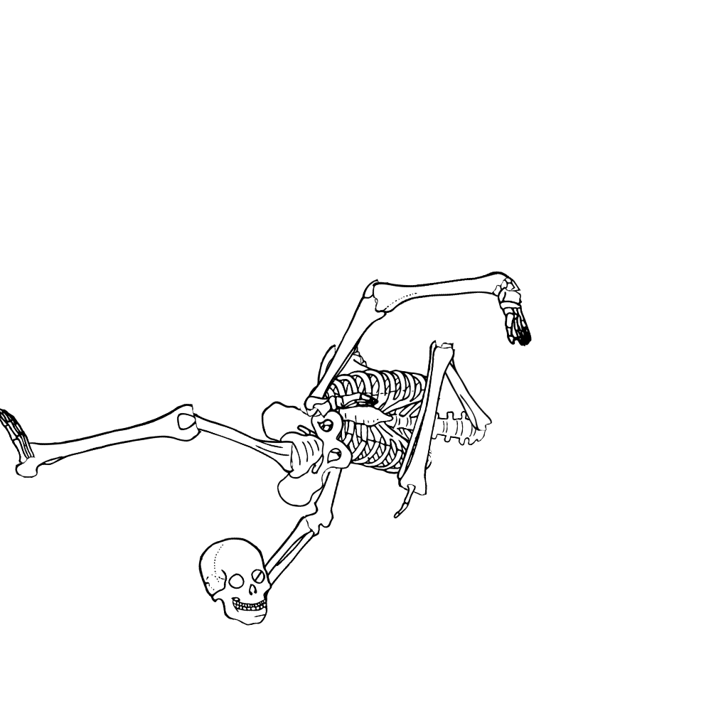 Dem bones dem bones dem – dry bones!