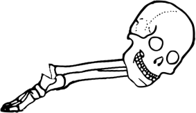 Dem bones dem bones dem – dry bones!