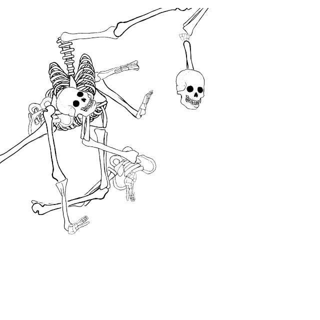 Dem bones dem bones dem – dry bones!