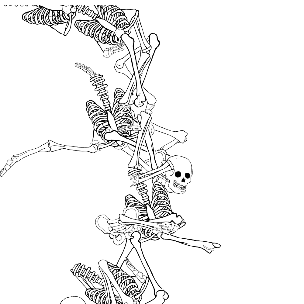 Dem bones dem bones dem – dry bones!