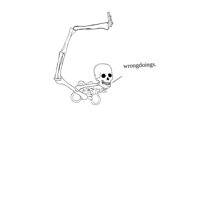 Dem bones dem bones dem – dry bones!
